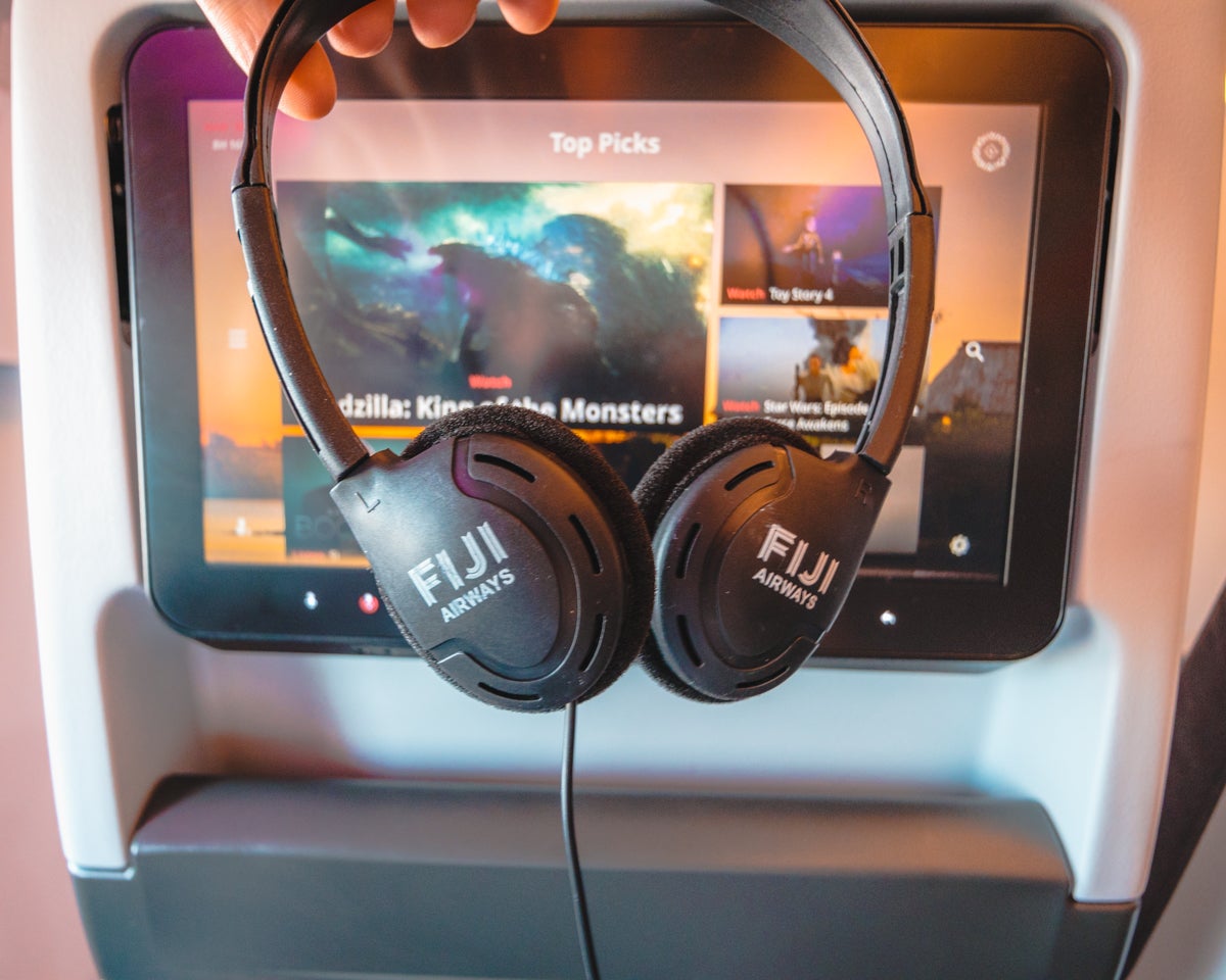 Fiji Airways Airbus A350 Economy Class Headphones