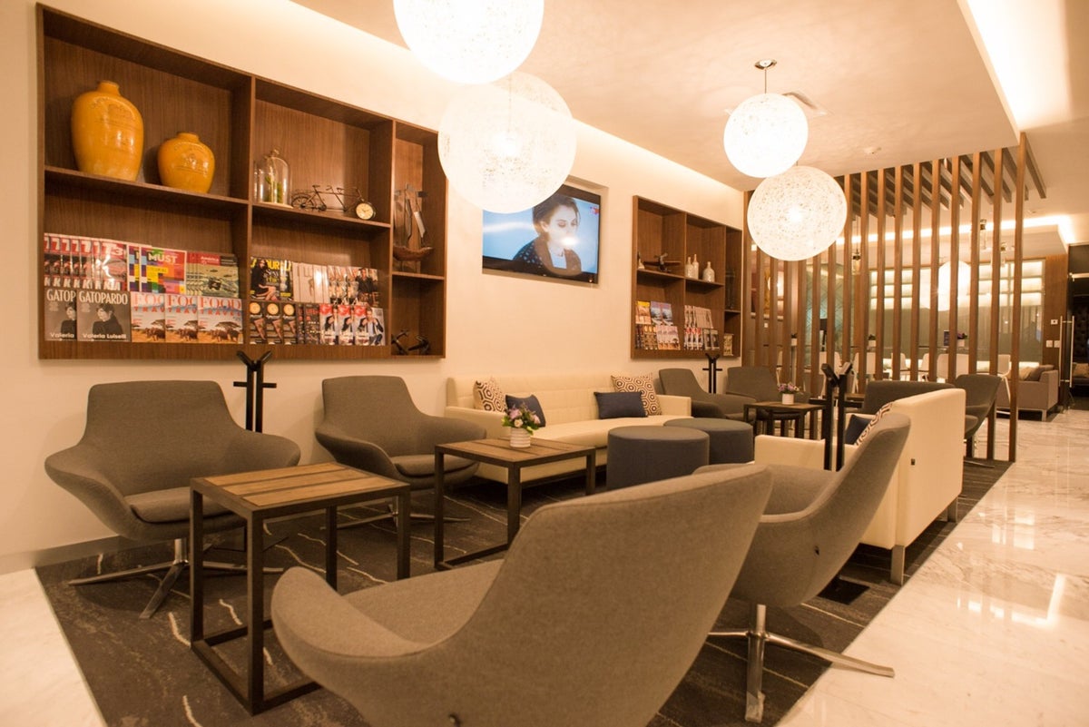 Centurion Lounge Mexico City International Terminal 1 lounge seating