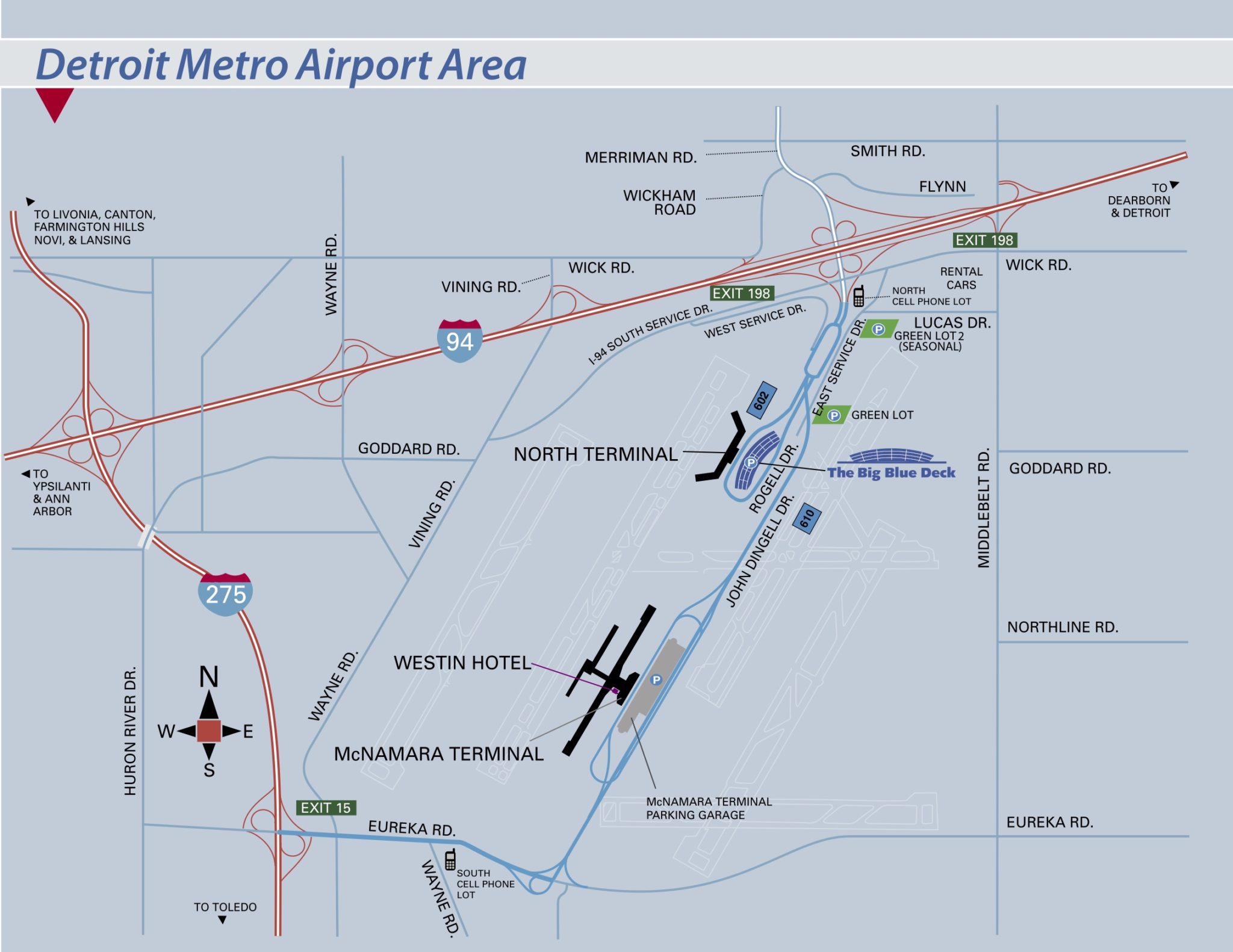 Detroit Metropolitan Wayne County Airport Scaled 