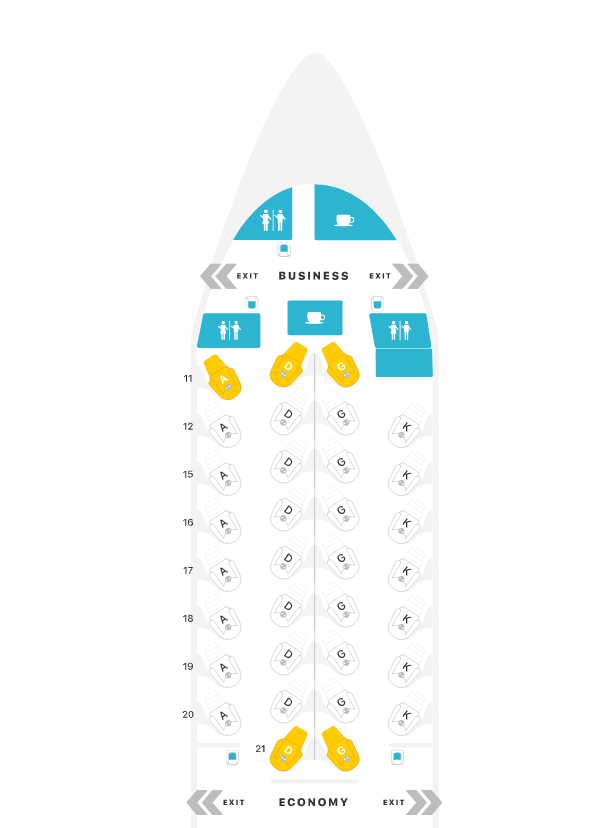 Fiji Airways Seating Chart