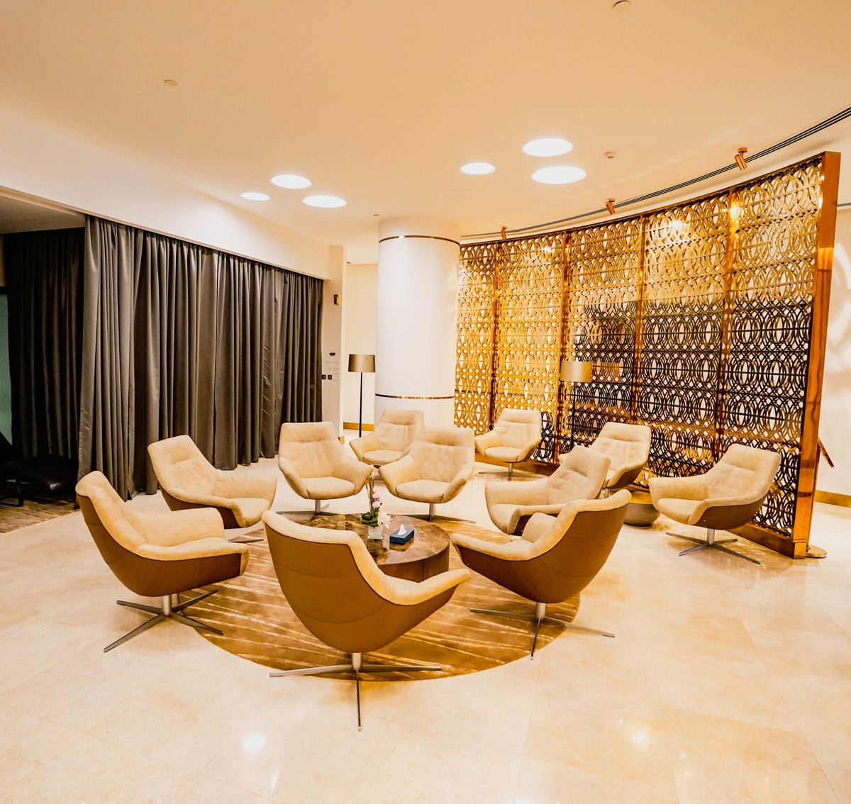 Oman Air First and Business Class lounge - Cherag Dubash
