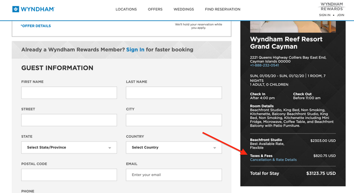 Wyndham Resort Fees