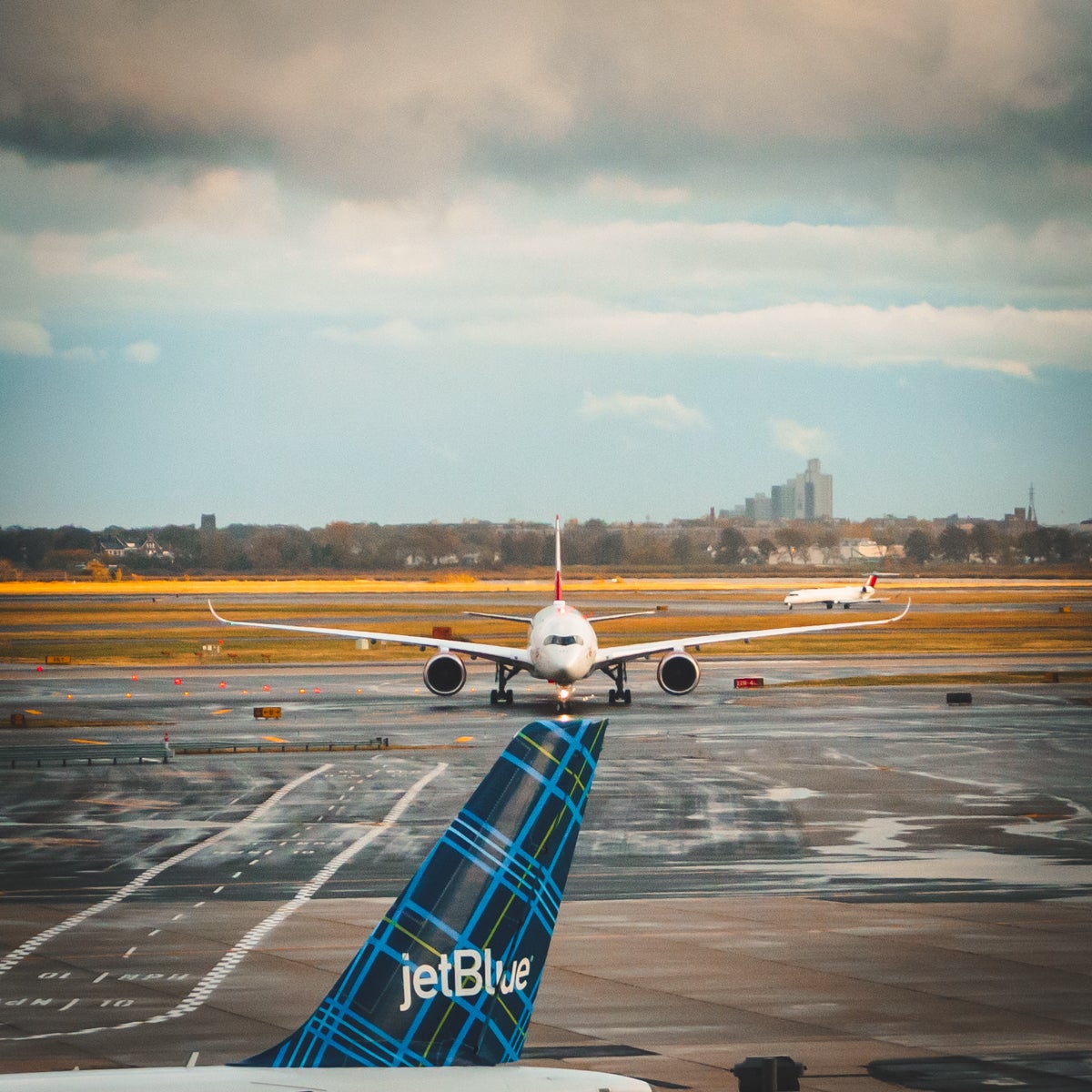 Llegada de Virgin Atlantic Airbus A350 a JFK