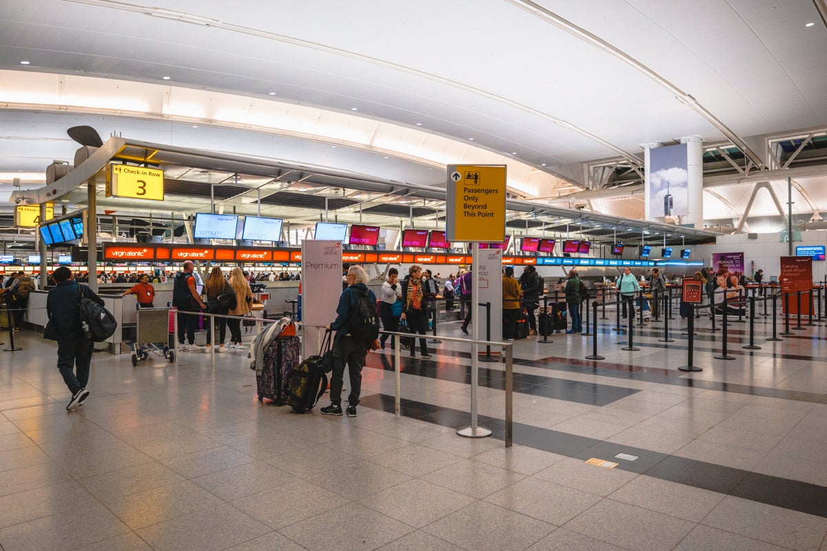 Check-In en el Aeropuerto JFK de Virgin Atlantic