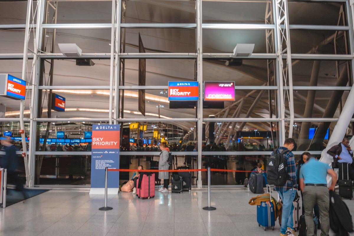 Virgin Atlantic Upper Class Check-In Signage JFK Airport