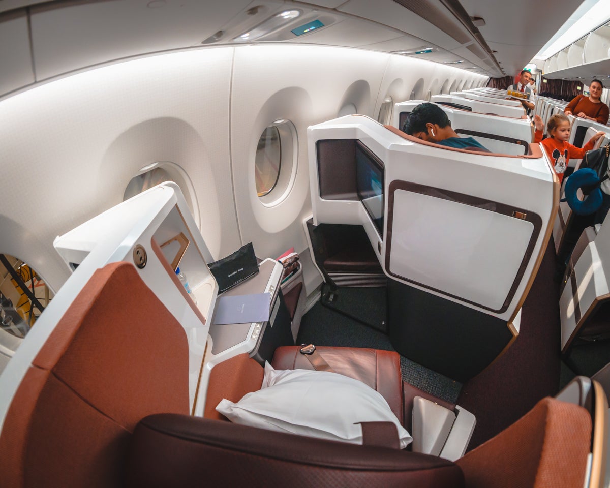 Virgin Atlantic Airbus A350 Classe Superior do Assento da 9A