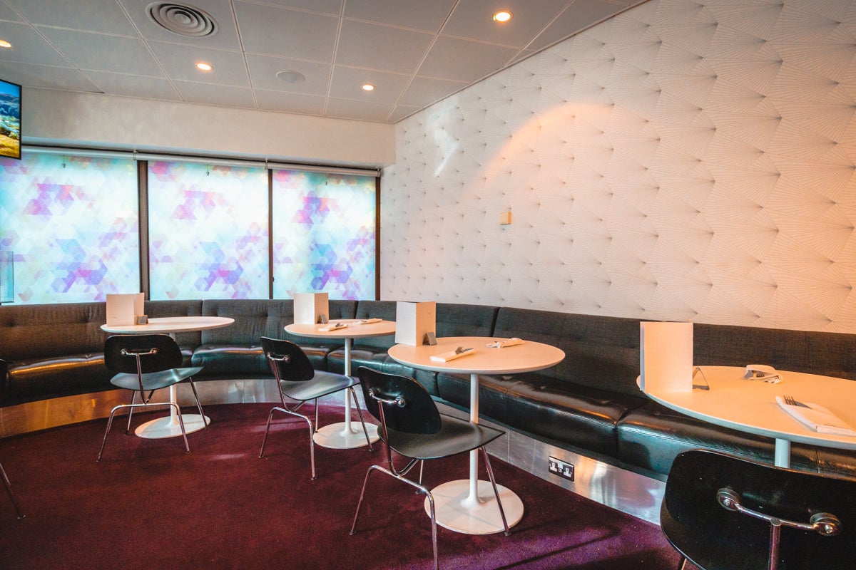 Virgin Atlantic Revivals Lounge Dining Tables