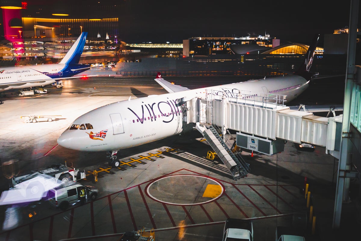 Blick auf das Virgin Atlantic Clubhouse JFK