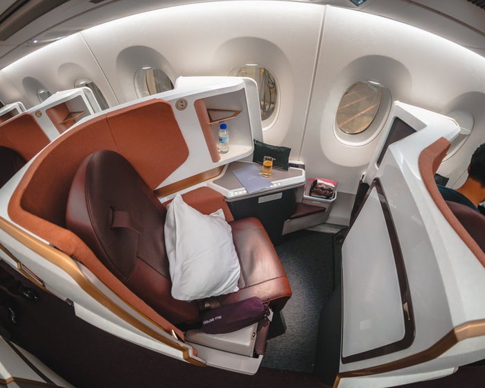 Virgin Atlantic Airbus A350 Upper Class Seat 9A from Aisle