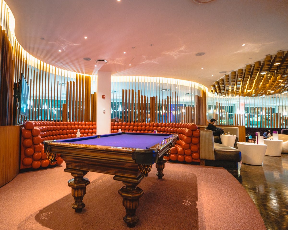 Virgin Atlantic Clubhouse JFK Pool Table