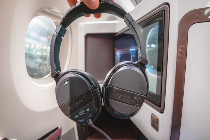 Virgin Atlantic Airbus A350 Upper Class Noisecanelling Headphones