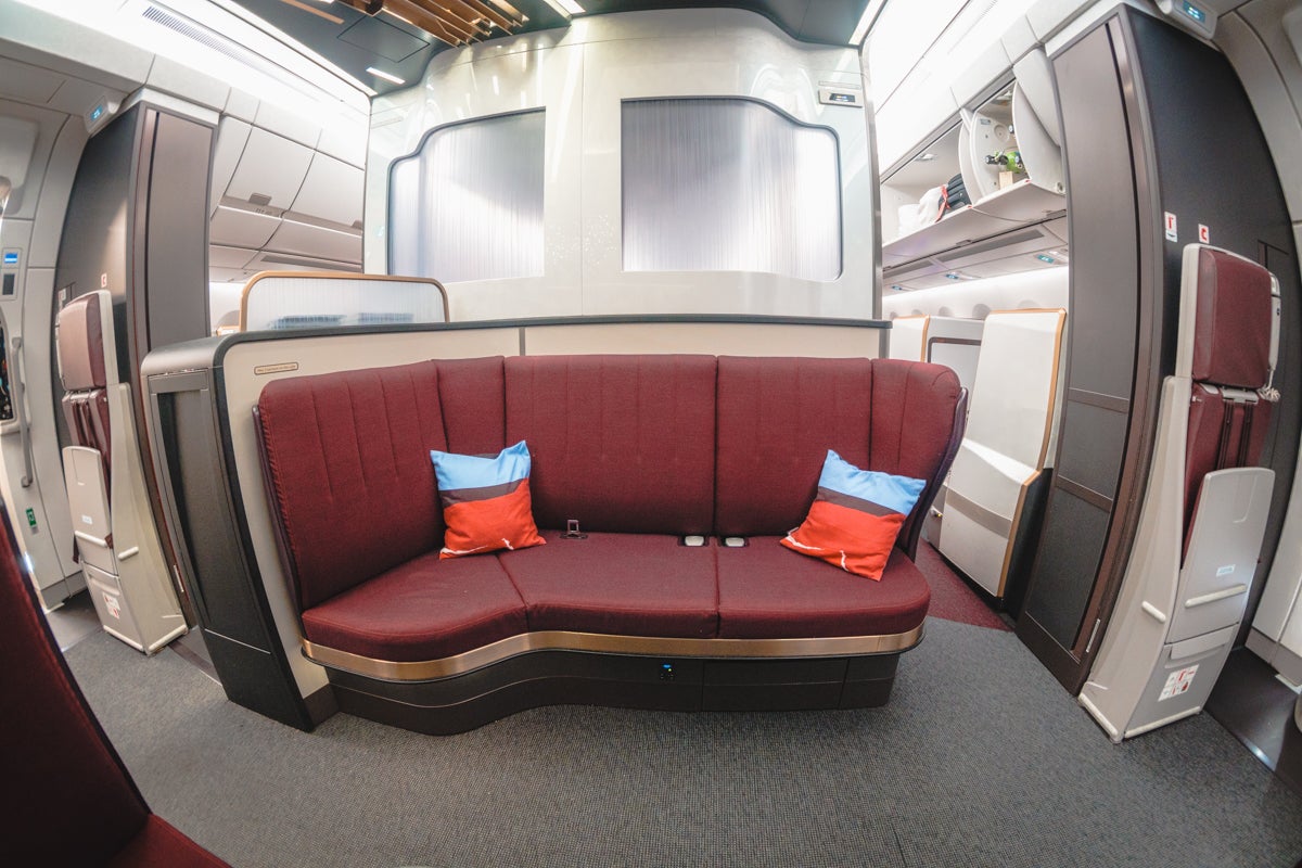 Virgin Atlantic Airbus A350 Upper Class Loft 3 Seater Lounge