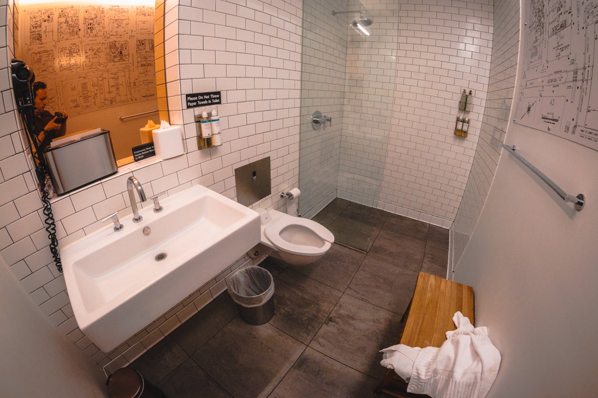 Virgin Atlantic Clubhouse JFK Bagno Doccia