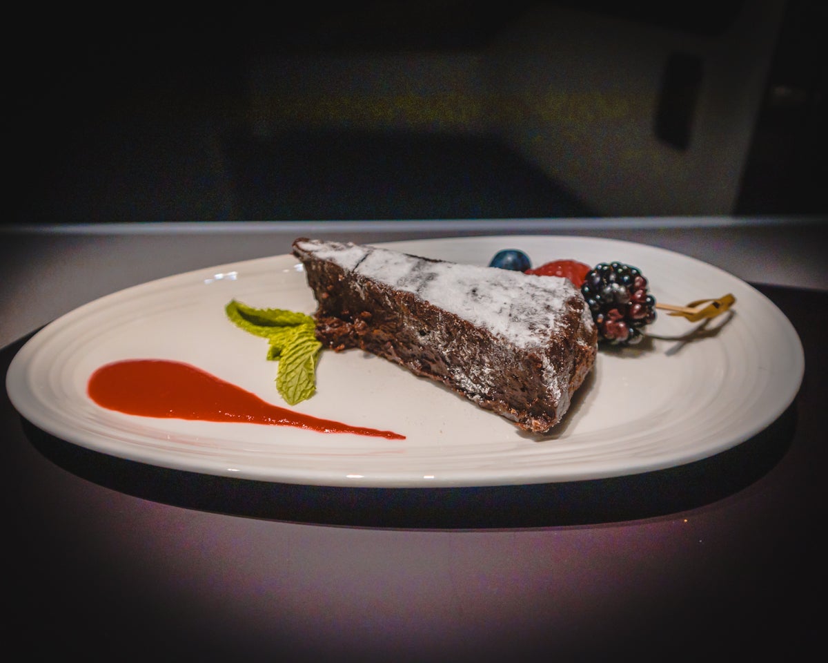 Dessert de classe supérieure Virgin Atlantic Airbus A350