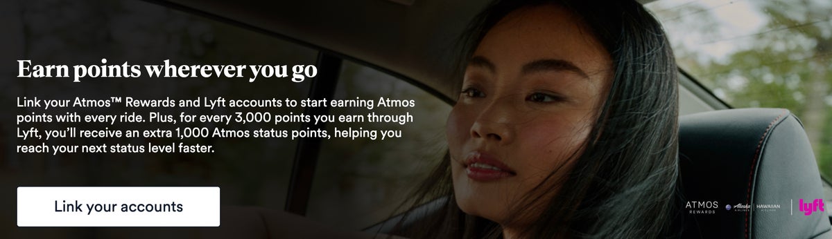 Atmos Rewards Lyft account link