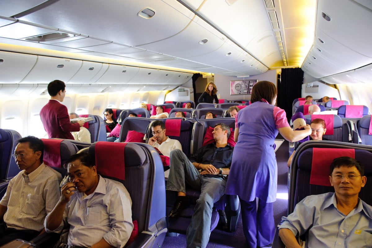 Thai Airways 777 Business Class