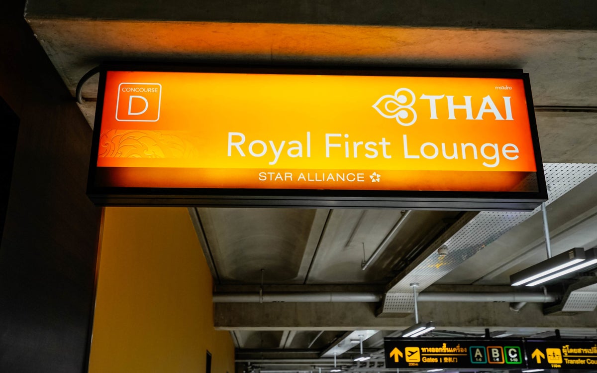 Thai Airways Royal First Lounge Concourse D