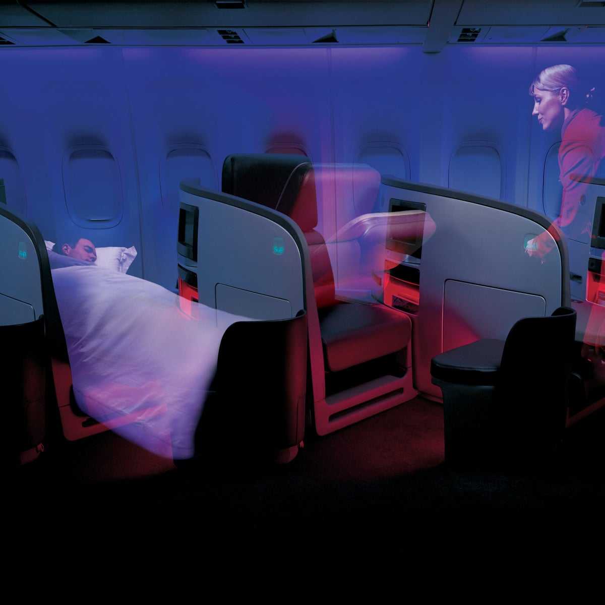 Virgin Atlantic Airbus A340-600 Upper Class Bed