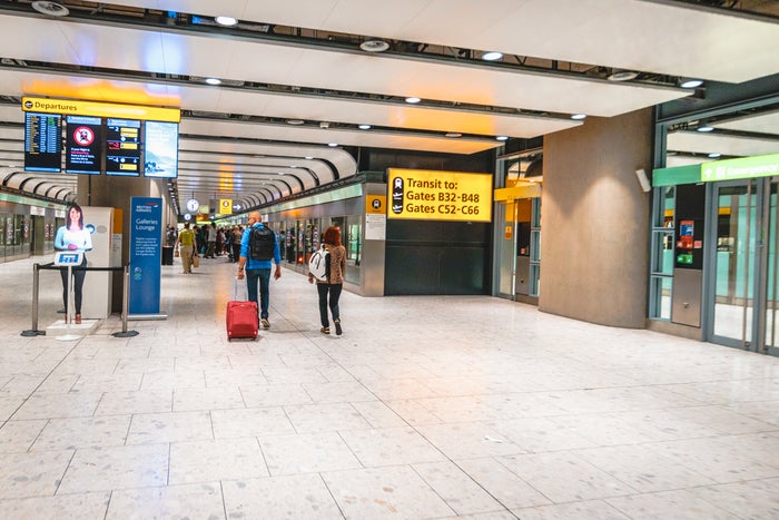 London Heathrow Terminal 5 Train to B C Gates