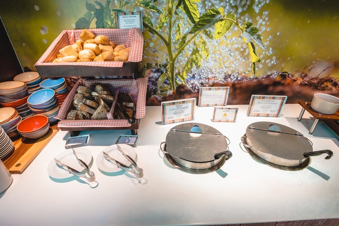 British Airways T5 Galleries Lounge B South Buffet Soups