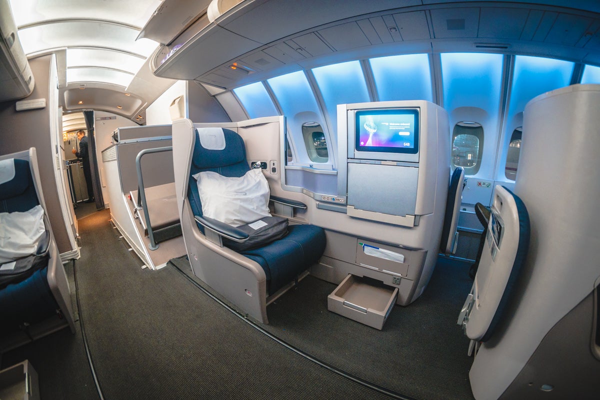 British Airways Boeing 747 Club World Business Class Seat 63B