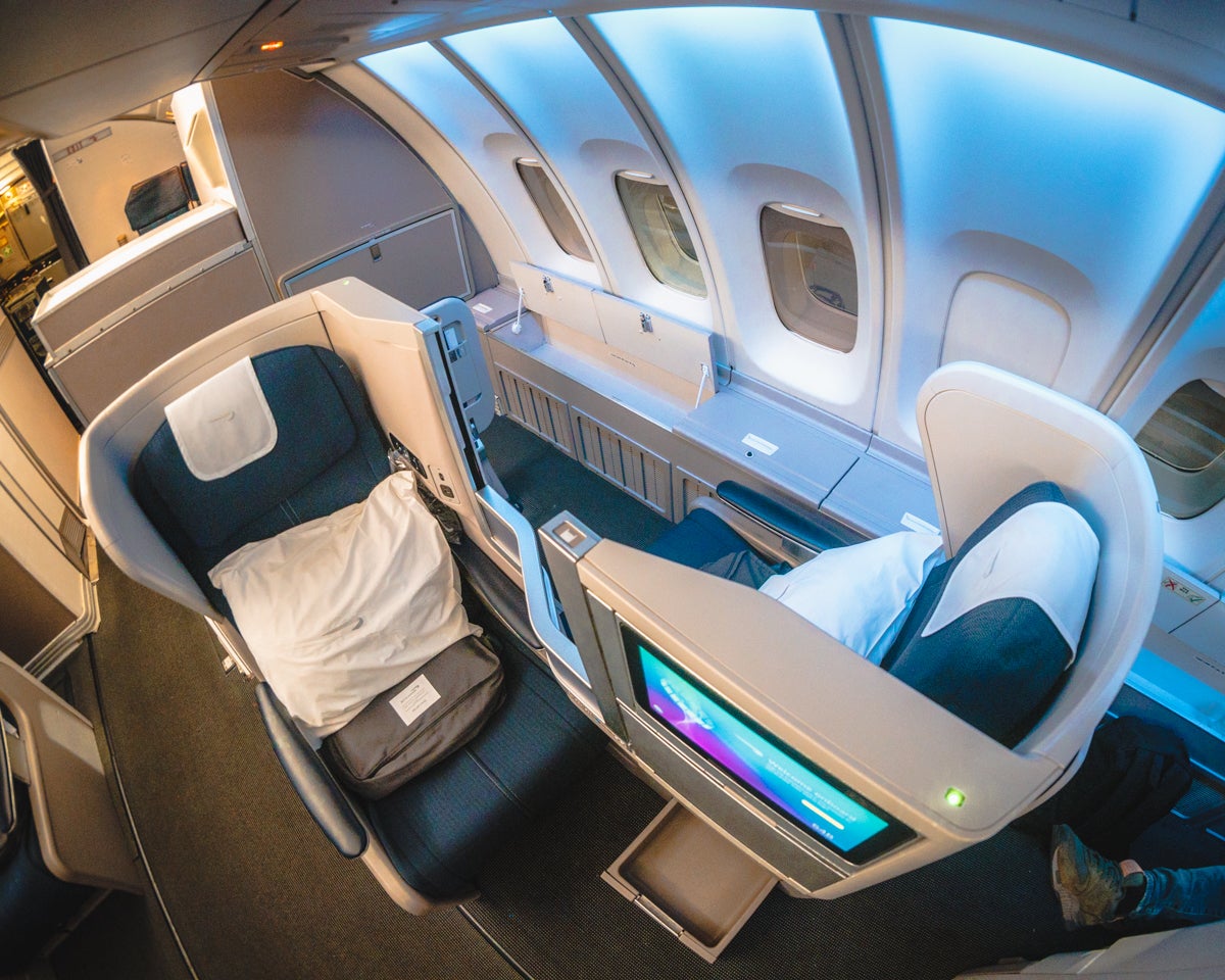 43 British Airways Boeing 747 Club World Business Class Seat 63B 64A. 