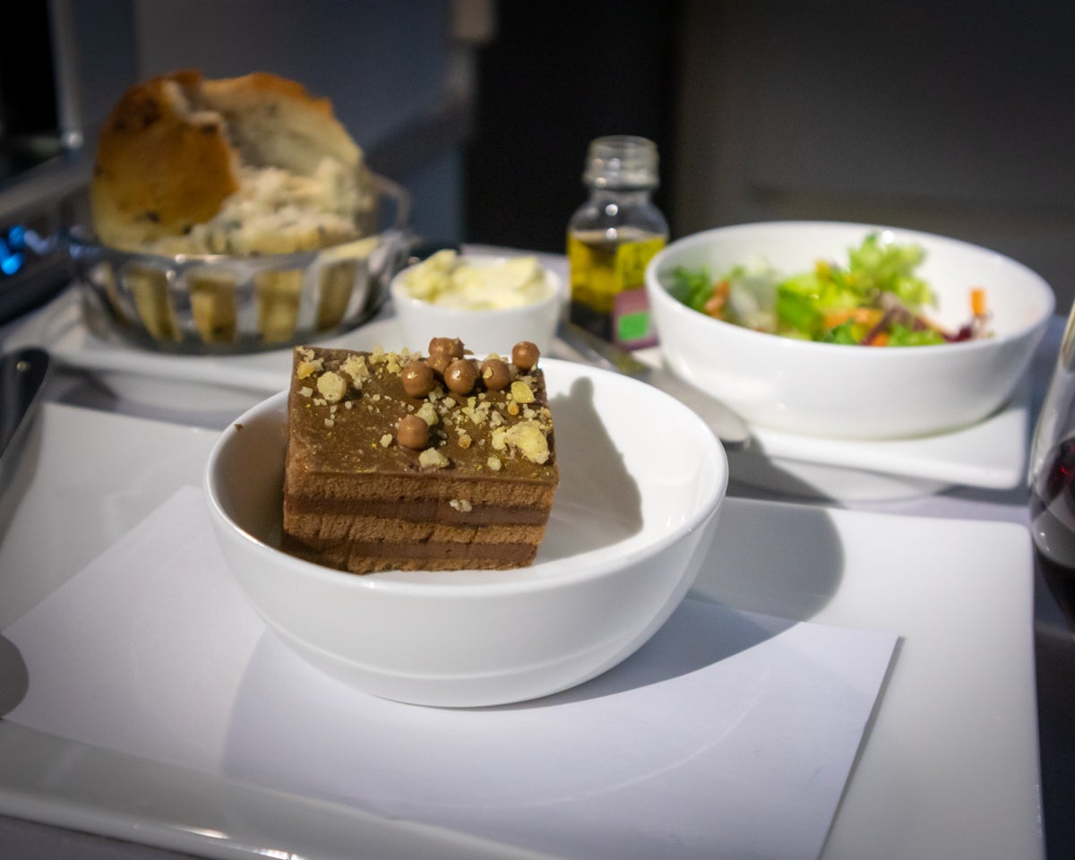 British Airways Boeing 747 Club World Business Class Cake Dessert