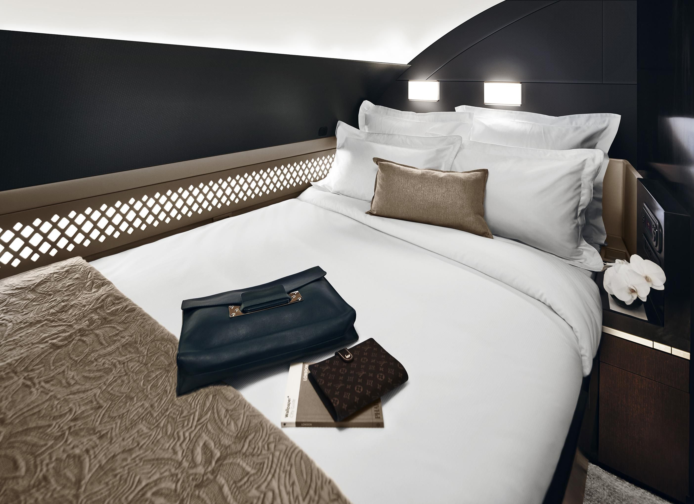 A380 Etihad The Residence bedroom A380 Etihad The Residence bedroom