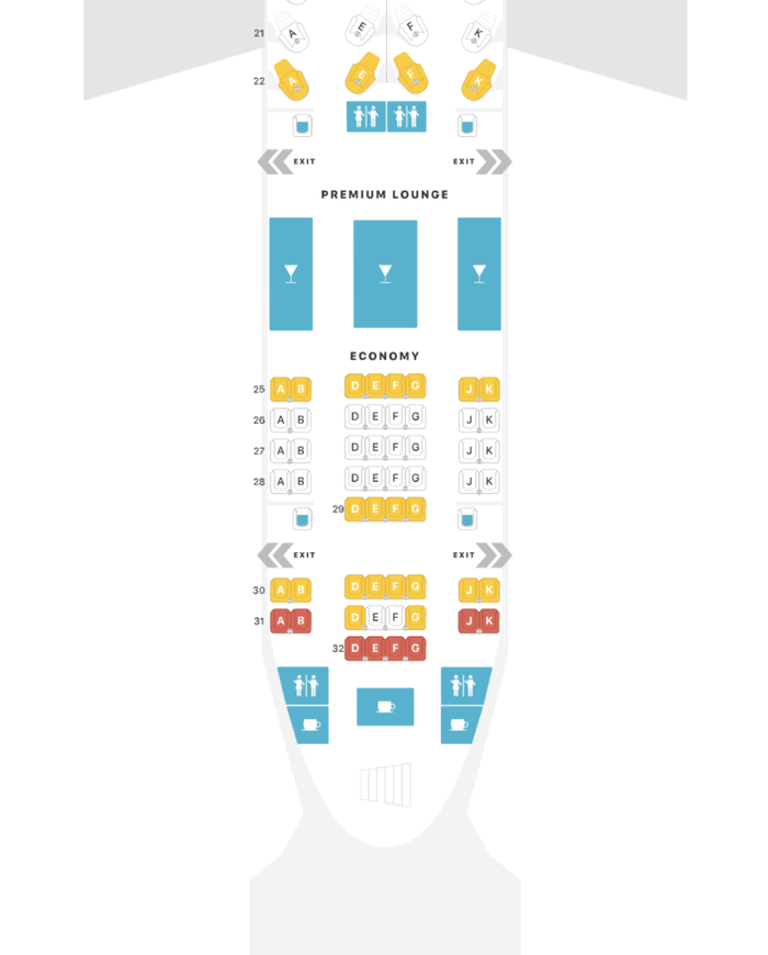 A380 qatar upper deck