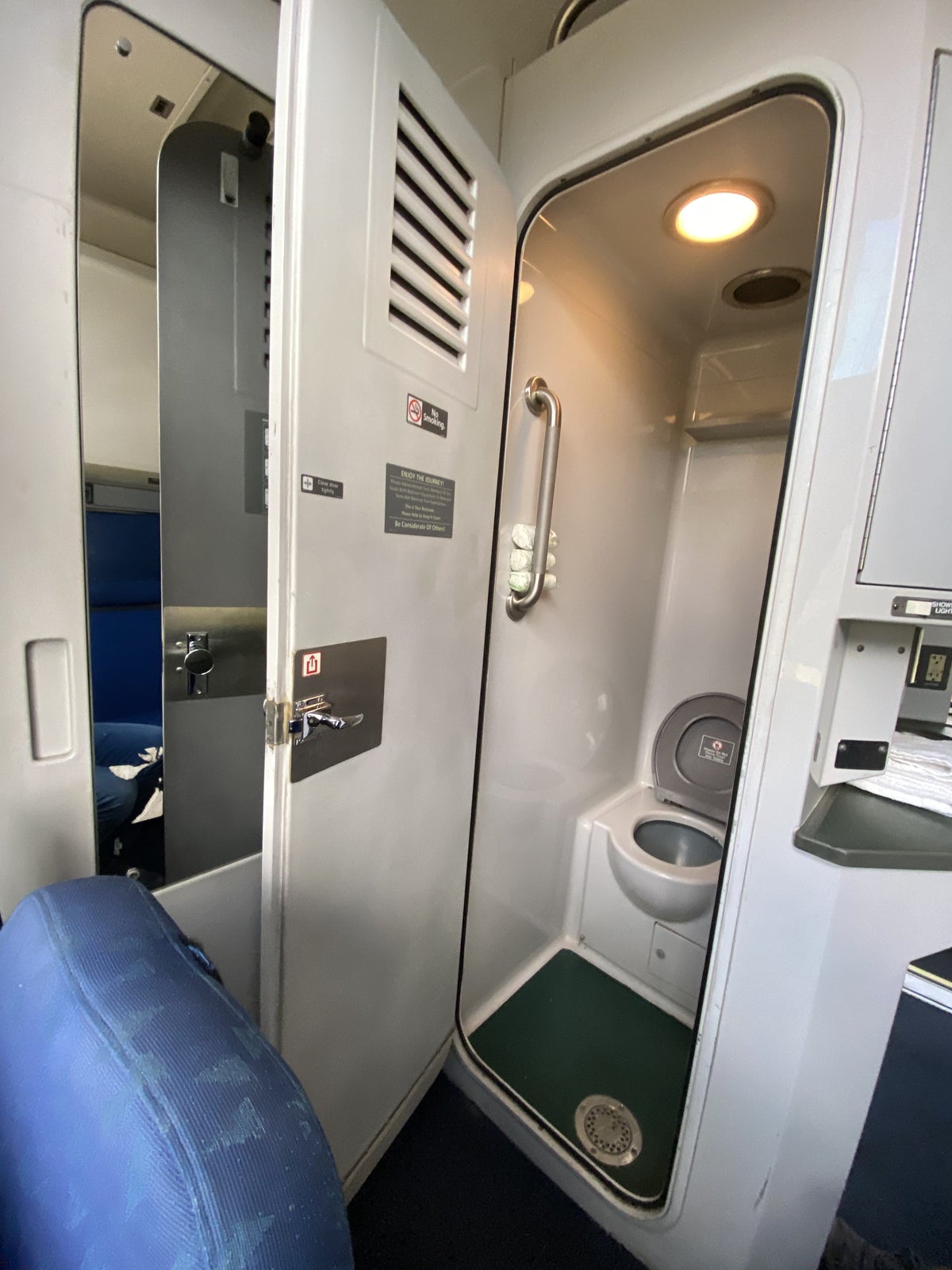 Amtrak Bedroom Shower