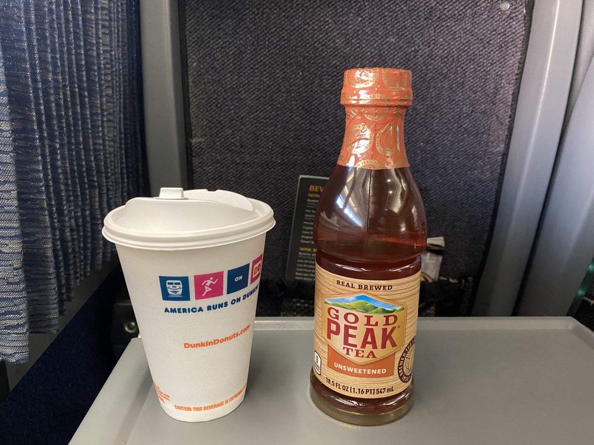 Amtrak Complimentary Drinks