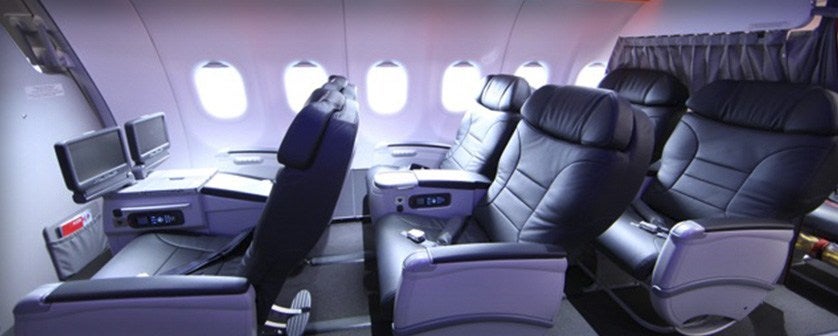 Avianca A319 business class