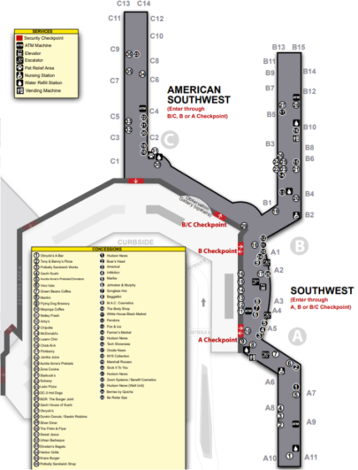 Baltimore/Washington International Airport [BWI] - Terminal Guide