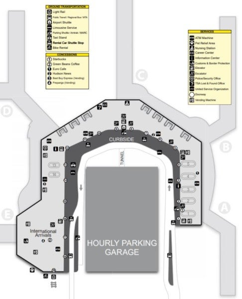 Baltimore/Washington International Airport [BWI] - Terminal Guide