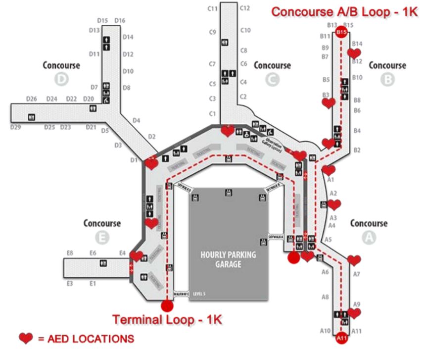 Baltimore–Washington International Airport Cardio Trail Baltimore–Washington International Airport Cardio Trail