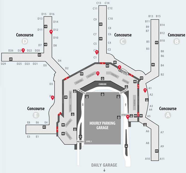 BaltimoreWashington International Airport [BWI] Terminal Guide