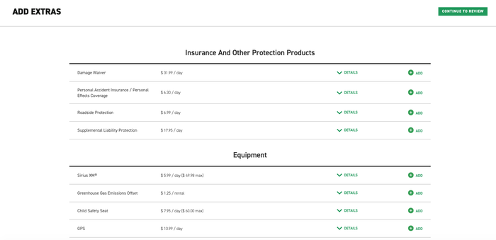 Enterprise Add Extras