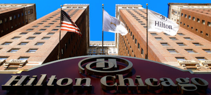 Hilton Chicago Exterior View