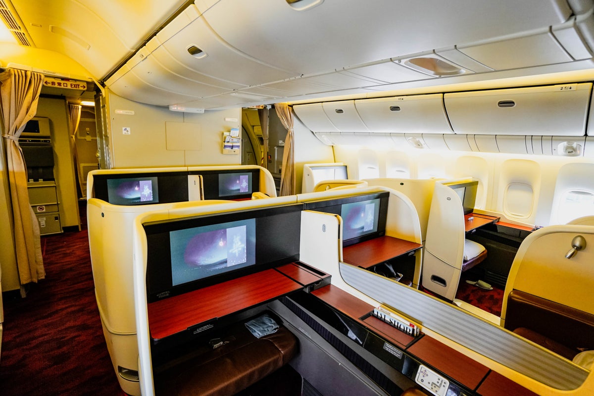 Japan Airlines Boeing 777 300ER First Class Cabin