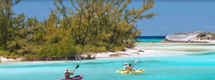 Kayaking at Half Moon Cay