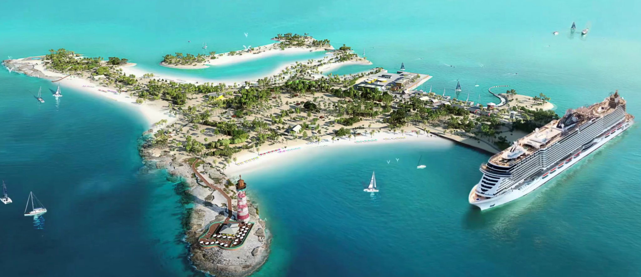 cruise ship private island bahamas