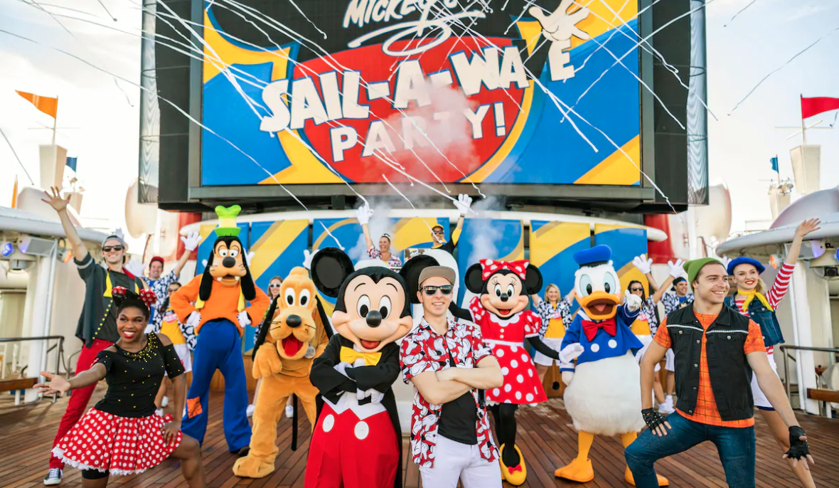 Mickeys Sail A Wave party