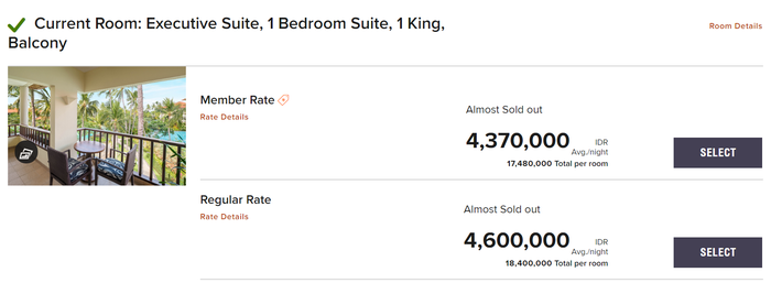 The Laguna Bali Upgraded Room Value