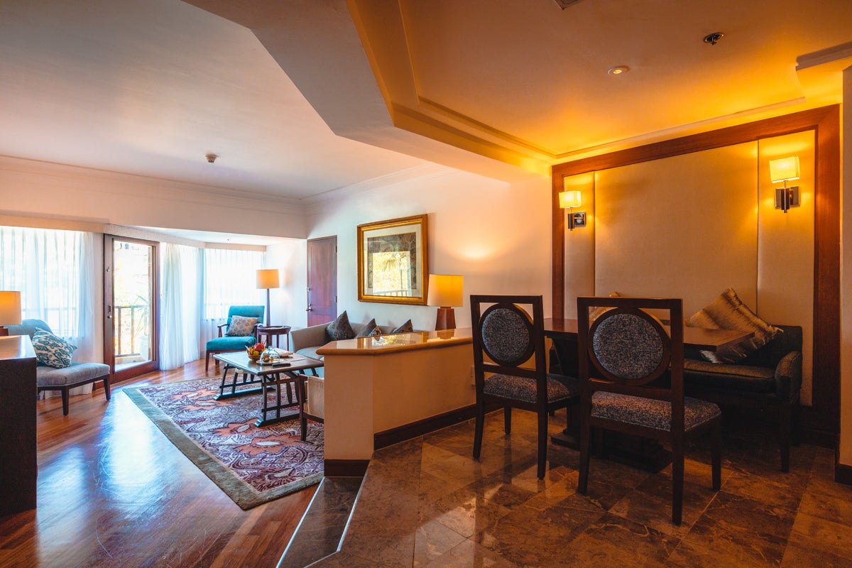 The Laguna Bali Executive Suite Lounge Area