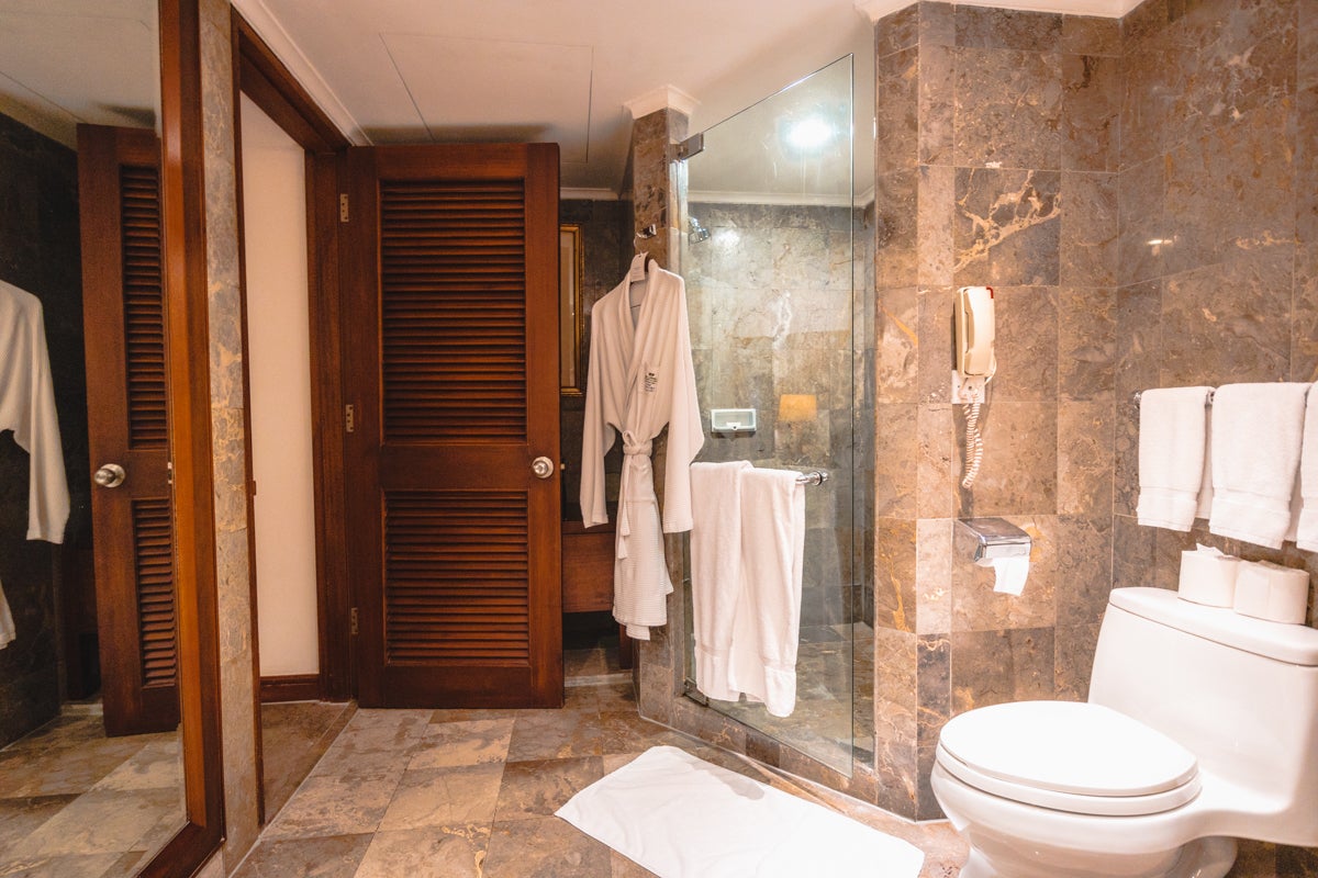 The Laguna Bali Executive Suite Shower