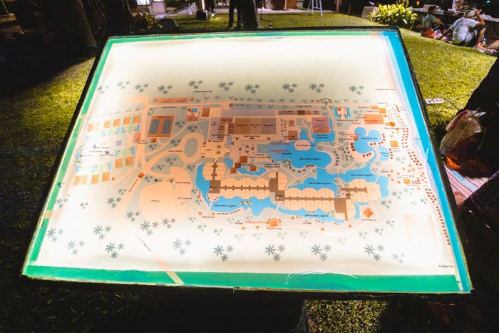 The Laguna Bali Resort Map