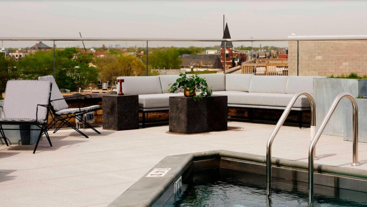 The Robey Chicago a Member of Design Hotels Outdoor Pool View