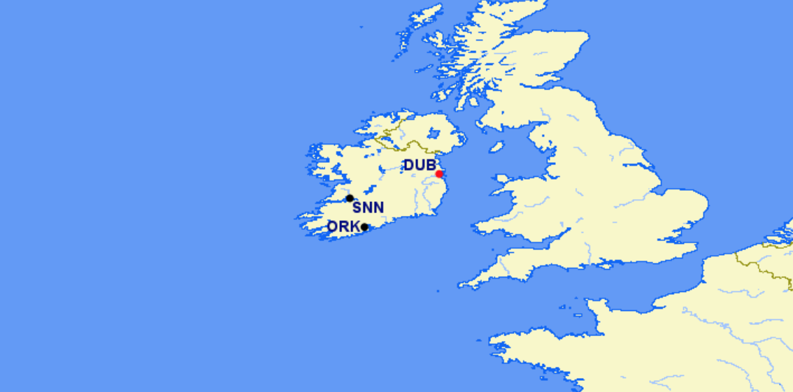 Aer Lingus hubs and focus cities Aer Lingus hubs and focus cities