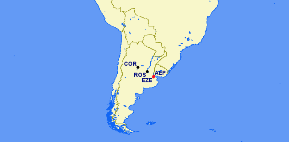 Aerolineas Argentinas hubs and focus cities Aerolineas Argentinas hubs and focus cities