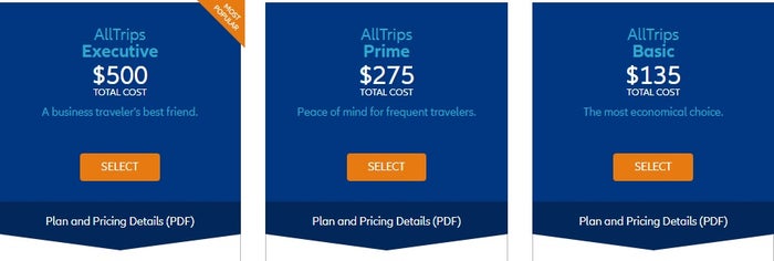 Allianz AllTrips Annual Plan